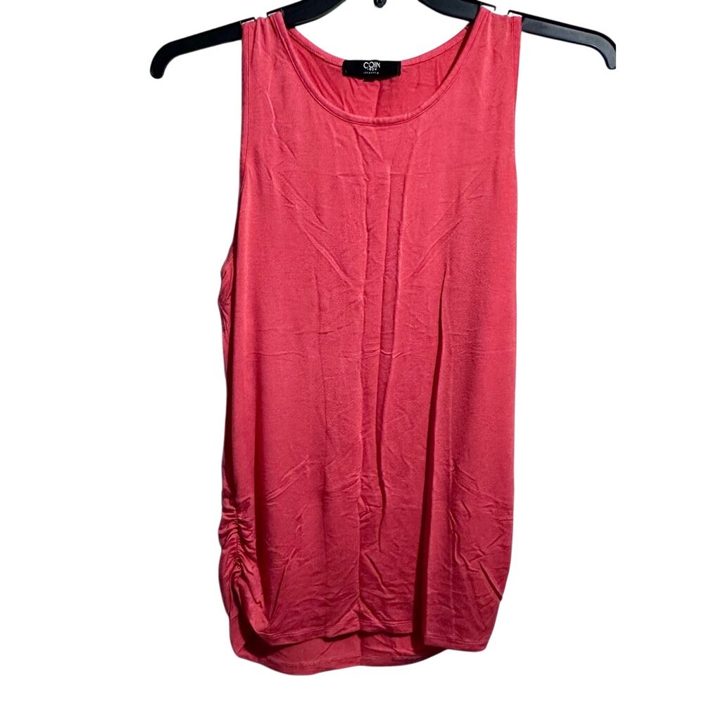 Coin 1804 Pink Sleeveless Tank Top Size XL Salmon (1221)